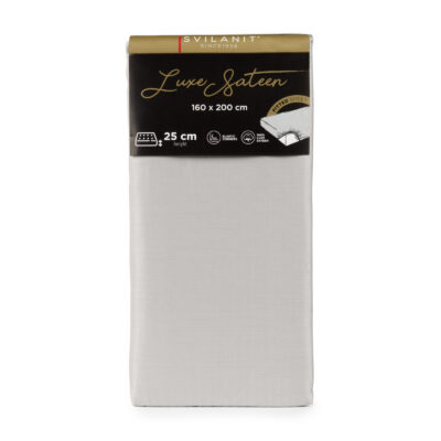 Простыня Luxe Sateen, 180x200, серый