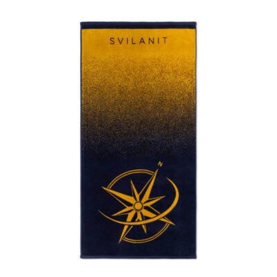 Пляжное полотенце Золотой компас, 80x160