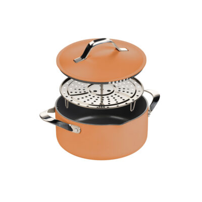 Запеканка с крышкой All in One, 24, терракотовый