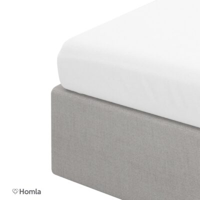 Белая сатиновая простыня | DANIELLE | 160X200CM | AW23 916308