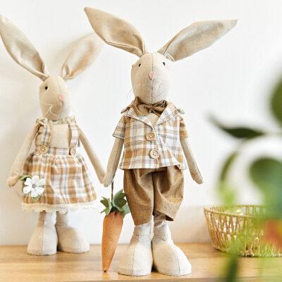 Gnome | LUPE | telescopic legged hare boy | 68 cm | 877655