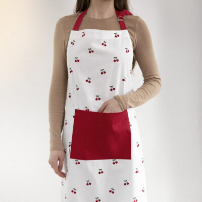 Kitchen apron | CHERRINE | in cherries | 60x80 cm | 889863