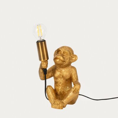 Table lamp | ATTA | ceramic gold | 14x11.5x20.5 cm | 896595