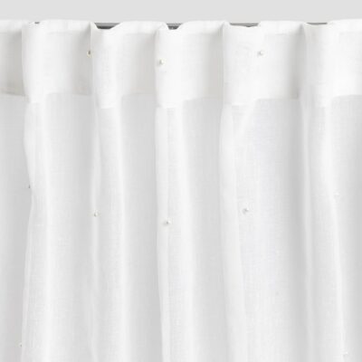 Curtain | SILA | voile with pearls | 140x250 cm | 735820