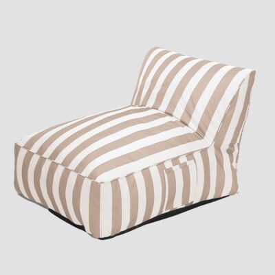 Couch | MARIS | in white and beige stripes | 150x70x65 cm | 744228