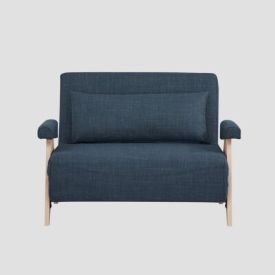 Диван | CALORE | 1-osobowa, z funkcją spania granatowa | 117x90x82 см | 744495