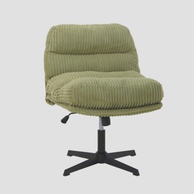 Fotel | CORDIVO | sztruksowy obrotowy oliwkowy | 66x71x83 cm | 747557