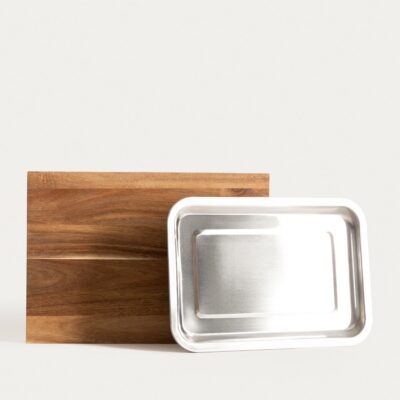 Разделочная доска | MOOKA | с металлическим контейнером | 35x25 см | 761966