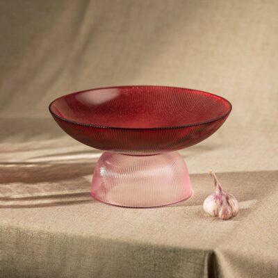 Блюдо | MEGALO | бордово-розовое | 25 см | 762994