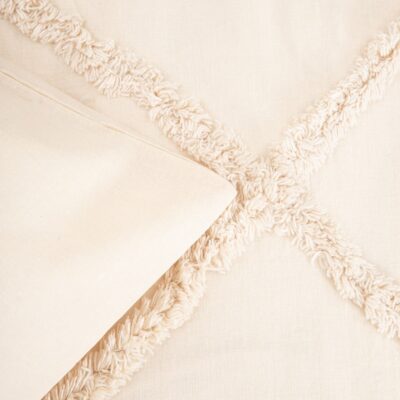 Duvet | DELIA | washed cotton beige with stitching | 160x200 + 2*50x60 cm | 767661