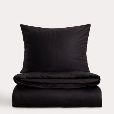 Bedding | BAMSA | smooth bamboo satin black | 220x200 + 2*50x60 cm | 767937