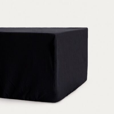 Простыня | LAUKO | renforce black | 180x200 см | 768644