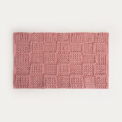 Dywanik łazienkowy | TENU | różowy | 50x80 cm | 768972
