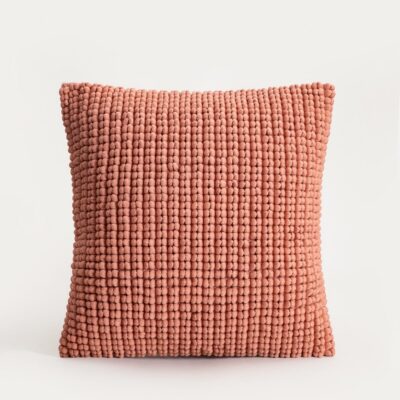 Palodze | ASHA | tumši bēšs ar dekoratīvu cilpu pinumu | 45x45cm | 770685