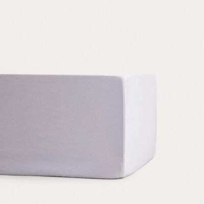 Prześcieradło | MAISY | z pranej mikrofibry szare | 140x200 cm | 771019