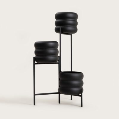 Flowerbed | BUUBLE | triple black | 36x25x60 cm | 771095