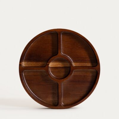 Półmisek | MOOKA | z drewna akacjowego z pięcioma przegródkami | 29 cm | 774621