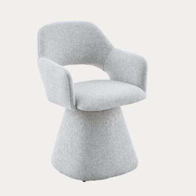 Armchair | GOMBE | swivel armchair in beige fabric | 55x62x85 cm | 774874