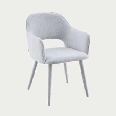 Chair | CONTE | in fabric grey | 55x62x85 cm | 774904