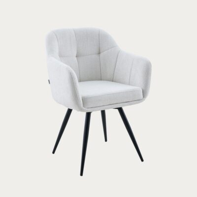 Chair | COMODO | in ecru fabric | 59x58x84 cm | 774942