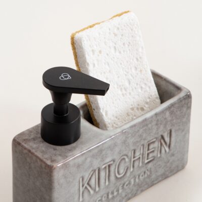 Dozownik | LUTRA | kwadratowy szary | 16x14,5 cm | 777103