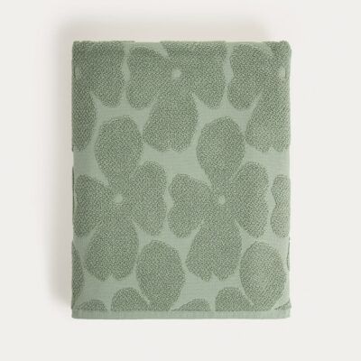 Towel | FLORES | pistachio jacquard | 100x150 cm | 778599