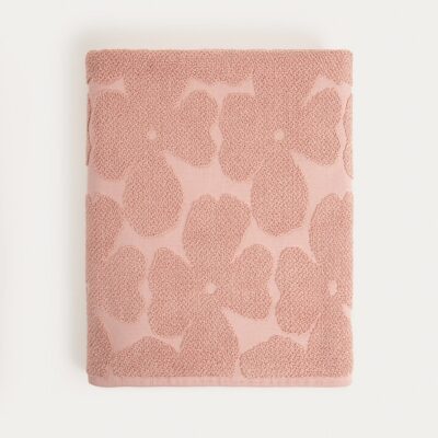 Towel | FLORES | pink jacquard | 100x150 cm | 778605