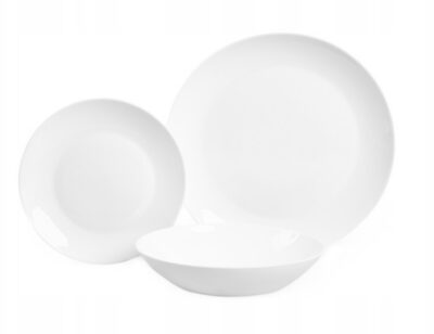 Set of plates | CAPRI | white | 18 el. | 727610