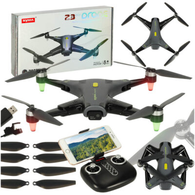 Syma Z3PRO 2.4GHz 4CH Wi-Fi RC drons melns