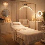 Lampa-do-przedluzania-rzes-LED-36W-regulowana-kosmetyczna-bezcieniowa-luk-zlota-184026