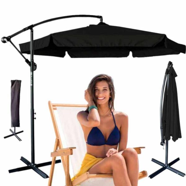 Parasol-ogrodowy-LUARO-duzy-skladany-z-wysiegnikiem-290cm-czarny-184330 Parasol-ogrodowy-LUARO-duzy-skladany-z-wysiegnikiem-290cm-czarny-184330