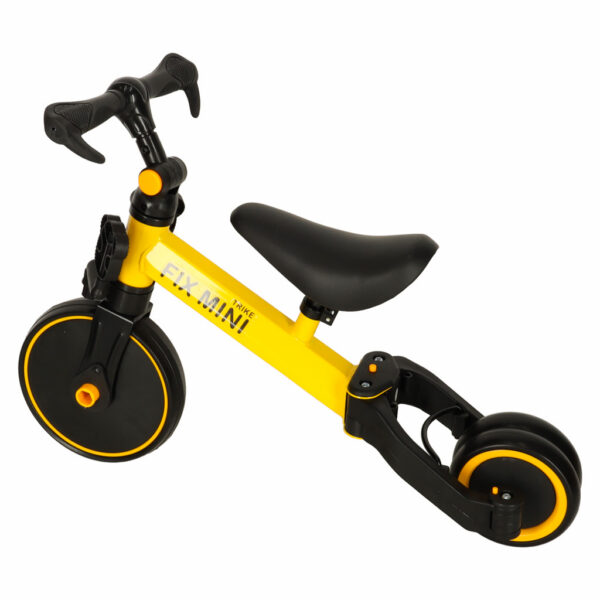 Rowerek-Trike-Fix-Mini-biegowy-trojkolowy-3w1-z-pedalami-zolty-167050 Rowerek-Trike-Fix-Mini-biegowy-trojkolowy-3w1-z-pedalami-zolty-167050
