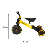 Rowerek-Trike-Fix-Mini-biegowy-trojkolowy-3w1-z-pedalami-zolty-167059