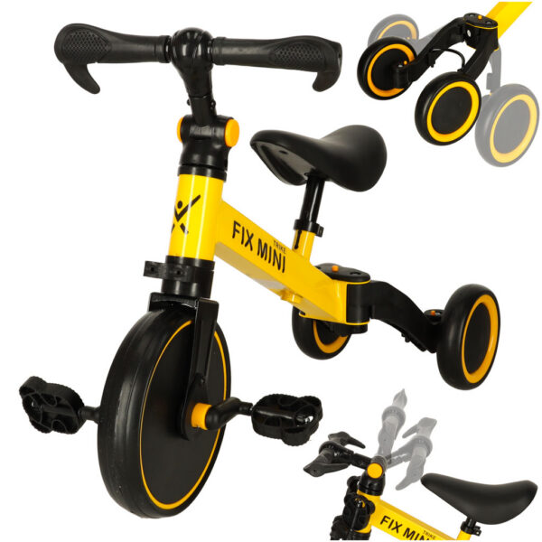 Rowerek-Trike-Fix-Mini-biegowy-trojkolowy-3w1-z-pedalami-zolty-167693 Rowerek-Trike-Fix-Mini-biegowy-trojkolowy-3w1-z-pedalami-zolty-167693