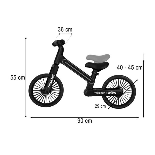 Rowerek-biegowy-Trike-Fix-Glow-LED-czarny-182901 Rowerek-biegowy-Trike-Fix-Glow-LED-czarny-182901