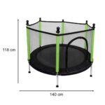 Trampolina-do-domu-ogrodu-dla-dzieci-siatka-pilki-140cm-55inch-zielona-182965