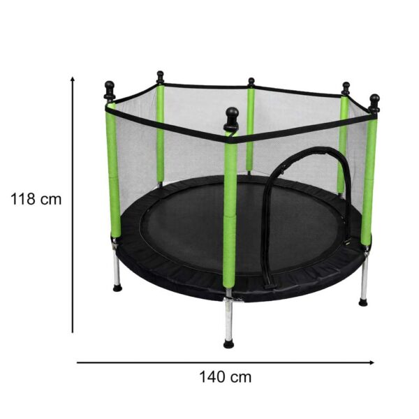 Trampolina-do-domu-ogrodu-dla-dzieci-siatka-pilki-140cm-55inch-zielona-182965 Trampolina-do-domu-ogrodu-dla-dzieci-siatka-pilki-140cm-55inch-zielona-182965