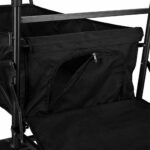 Wozek-transportowy-LUARO-plazowy-skladany-z-daszkiem-i-siatka-czarny-183979