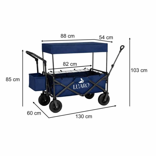 Wozek-transportowy-LUARO-plazowy-skladany-z-daszkiem-i-siatka-granatowy-182954 Wozek-transportowy-LUARO-plazowy-skladany-z-daszkiem-i-siatka-granatowy-182954