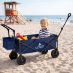 Wozek-transportowy-LUARO-plazowy-skladany-z-daszkiem-i-siatka-granatowy-183669