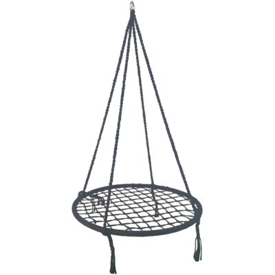 GARDEN HAMMOCK SWING STORK'S NEST 80CM GREY