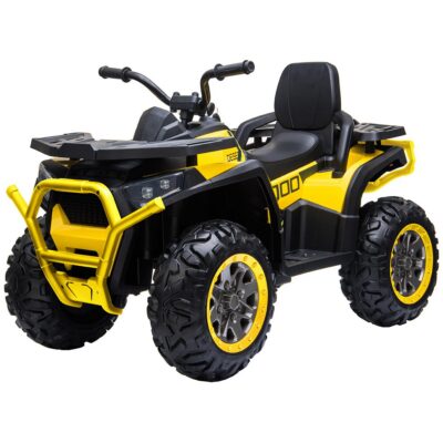 QUAD BATTERY CAR TRAPPER YELLOW 1033013
