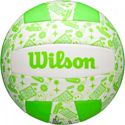 VOLLEYBALL WILSON STAMP VB GREEN AND WHITE