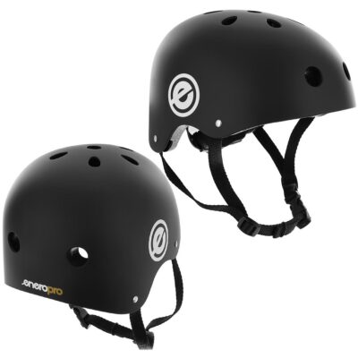 SKATE KATANA HELMET BLACK R.S ENERO PRO