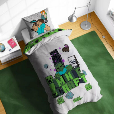 posciel-bawelna-140×200-1p70x90-minecraft-szary