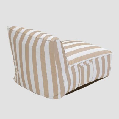 Couch | MARIS | in white and beige stripes | 102x72x65 cm | 744242