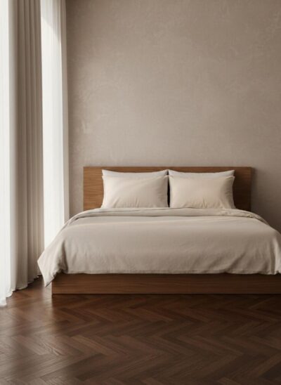 Постельное белье | DEFLA | стирка хлопок бежевый | 220x200 + 250x60 см | 734649