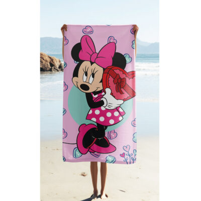 recznik-bawelniany-70×140-myszka-minnie-roz