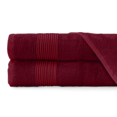 D Bamboo Moreno Burgundy Towel (W) 70x140