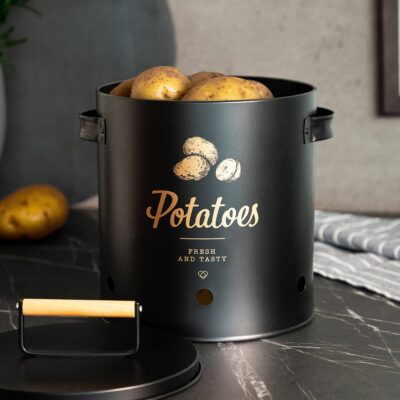 Урна для картофеля YENNIS черная | 23x22 см | 872971